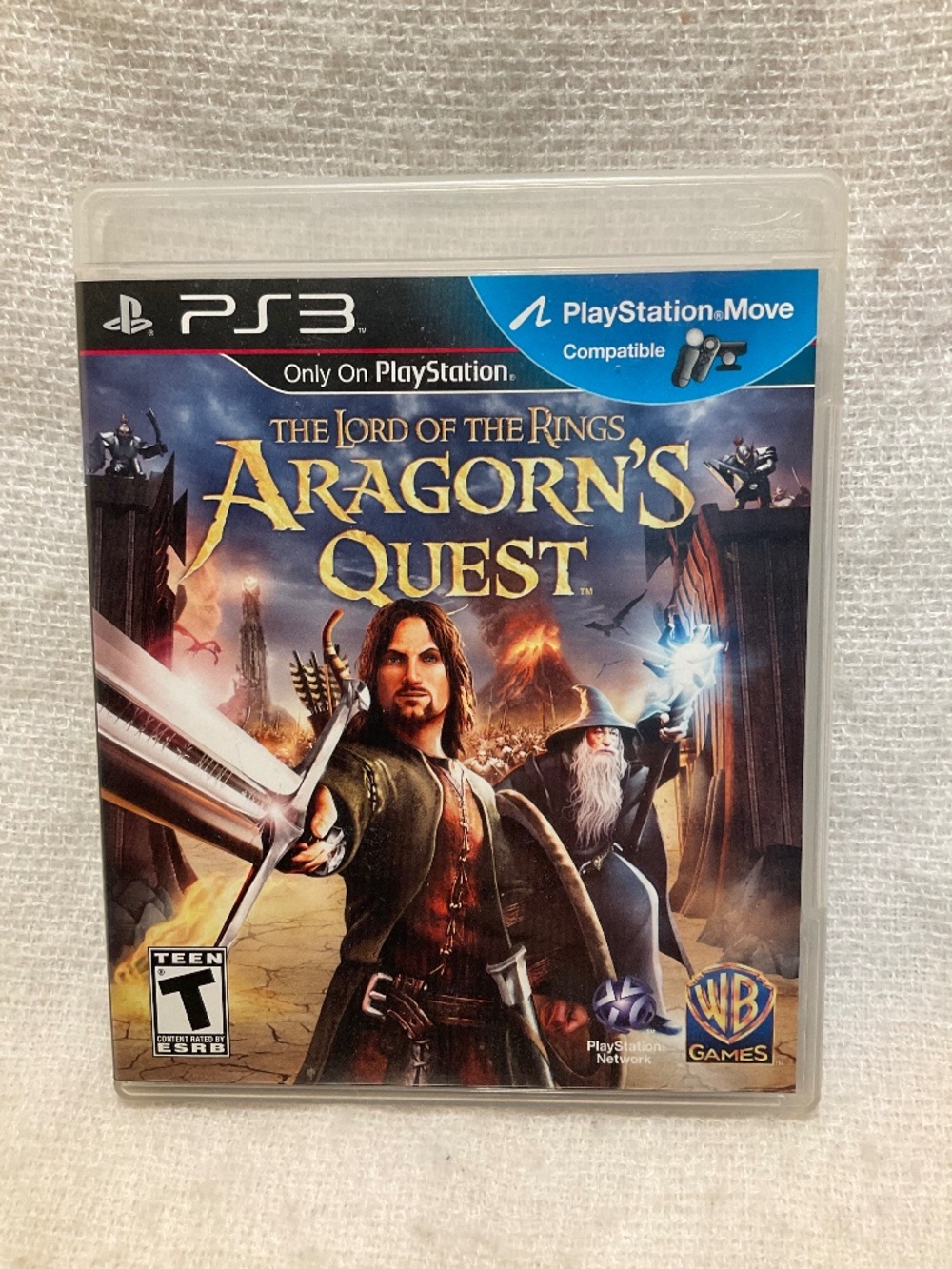 Sony PS3 The Lord of the Rings: Aragorn's Quest Includes Manual